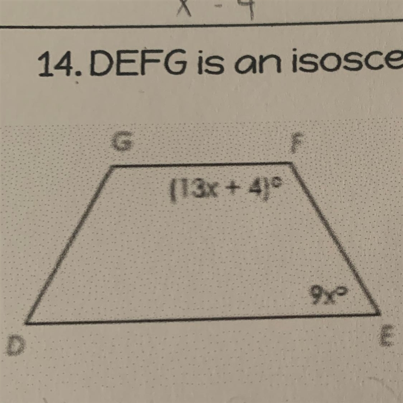 DEFG is an isosceles trapezoid-example-1