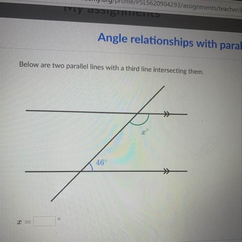 Below are two parallel lines with a third line intersecting them.-example-1