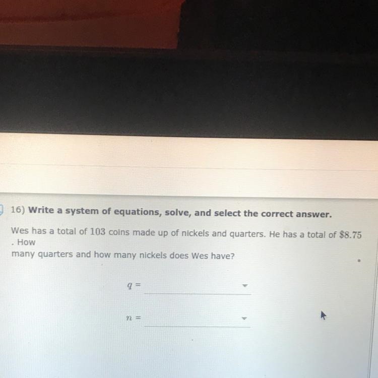 I need an answer and a explanation so I can do the rest of them-example-1