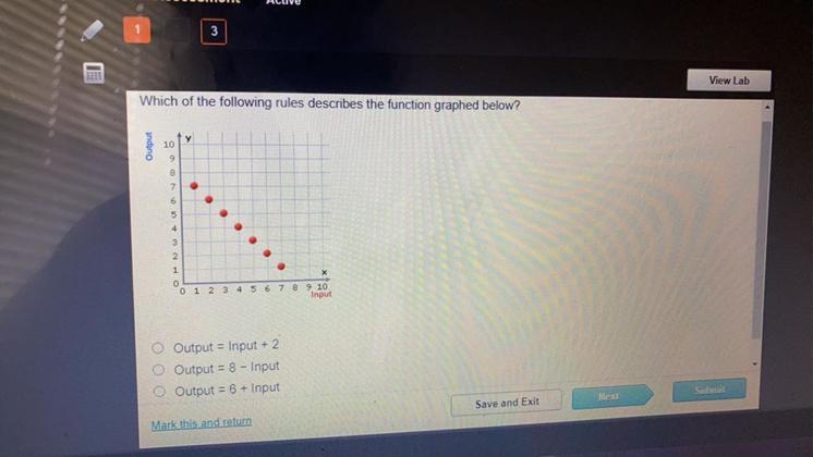 O Output = Input + 2 Output = 8 - Input O Output = 6 + Input O Output = 8. Input help-example-1