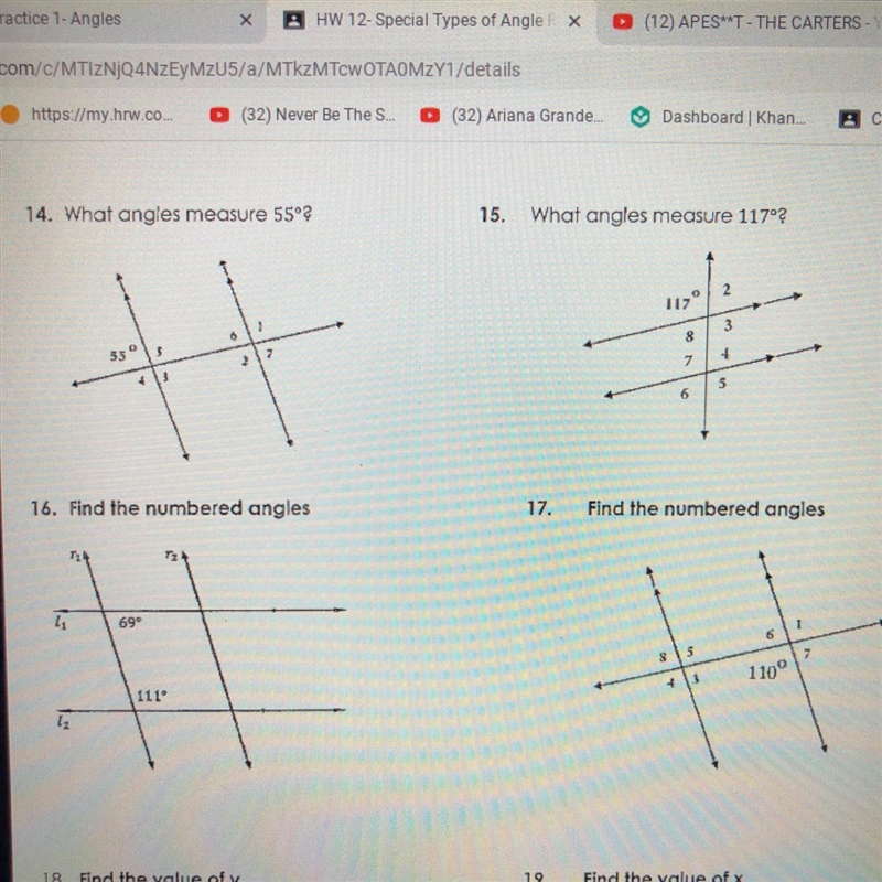 PLEASEEEEEE answer number 14, 15, 16, and 17 or answer any you know how to do, thank-example-1