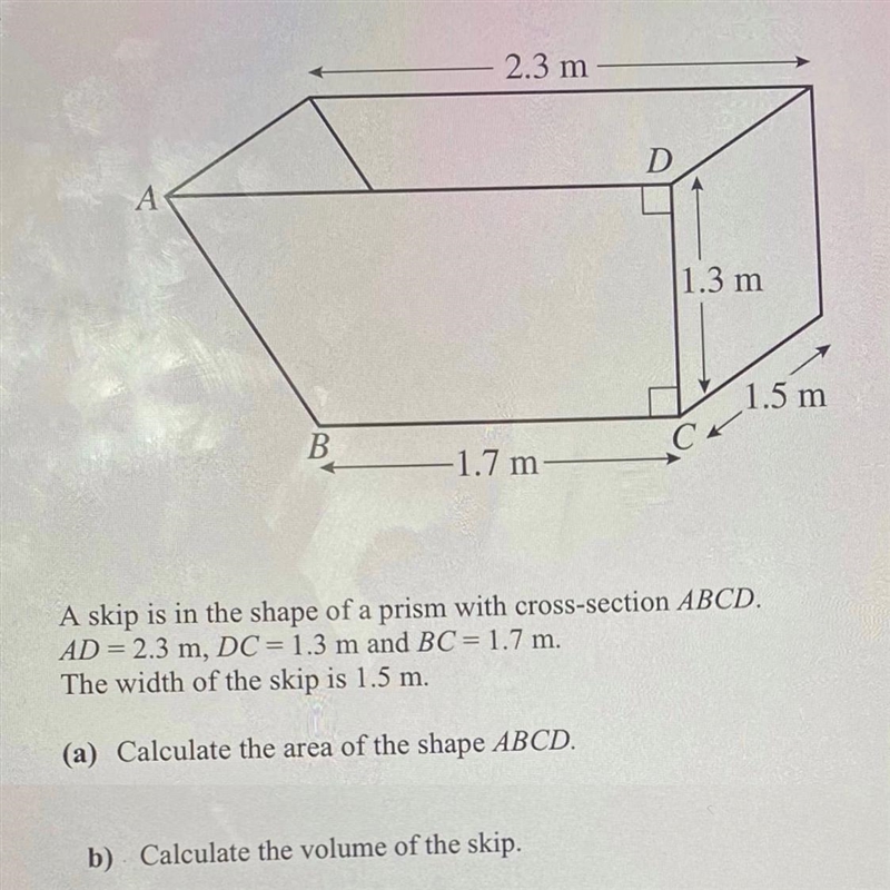 Calculate the volume Please show the steps...-example-1