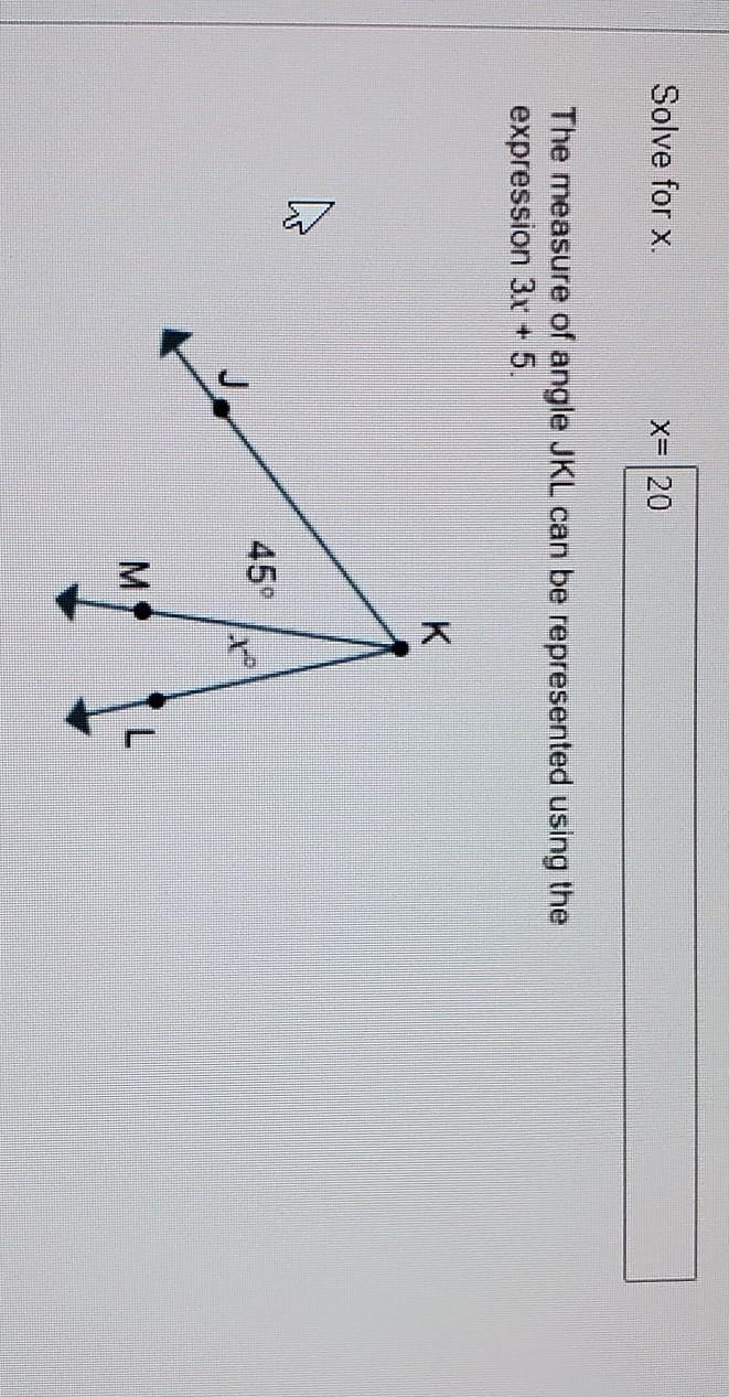 The question is below, 20 is not the correct answer​-example-1