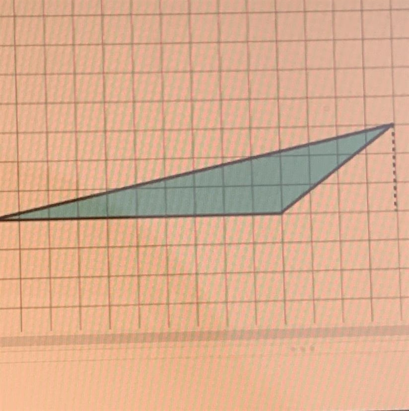 What is the area, height, and base of this triangle?-example-1