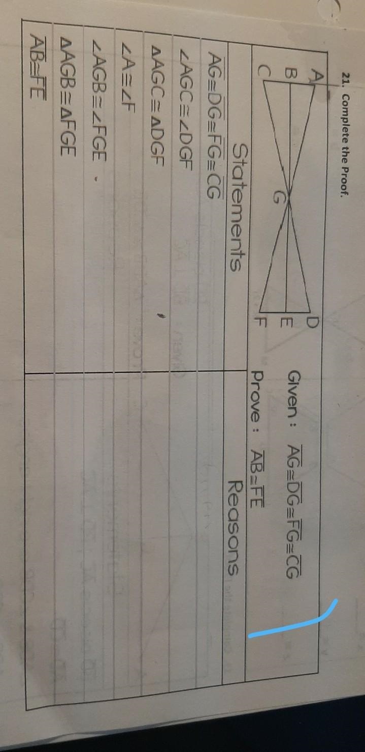 21. Complete the Proof. ​-example-1