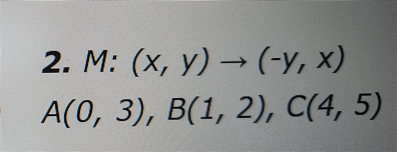 #2...Apply the transformation M to the polygon with the given vertices. Identify and-example-1