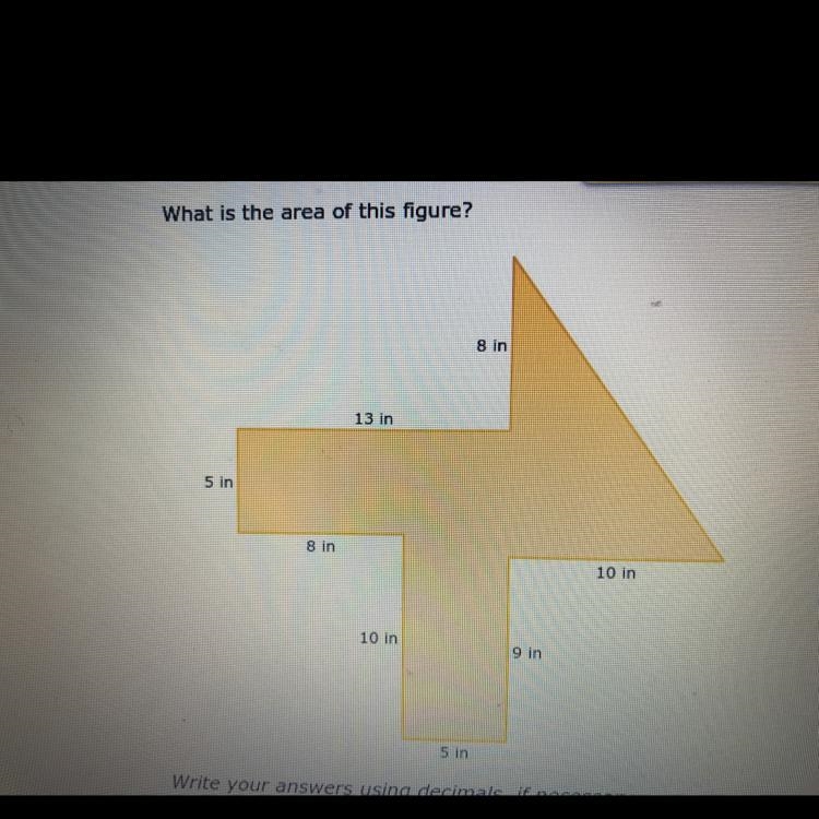 What is the area of this figure-example-1