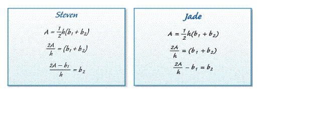 steven and jaden are solving b is either of them correct? explain your reasoning and-example-1