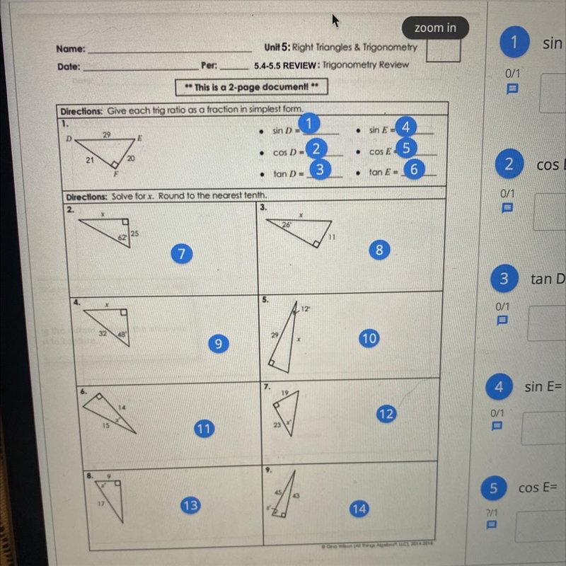 RIGHT TRIANGLES & TRIGONOMETRY MATH TOMMOROW DUE PLZZZ-example-1