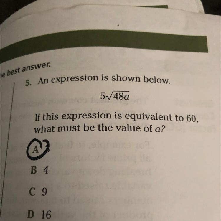 An expression is shown below if this expression is equivalent to 60, what must be-example-1