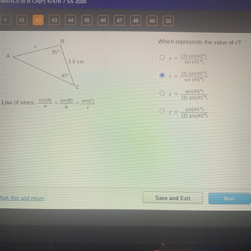 Which represents the value of c?-example-1