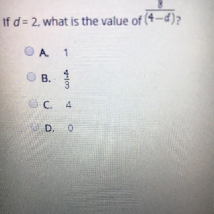 If d=2 what is the value of-example-1