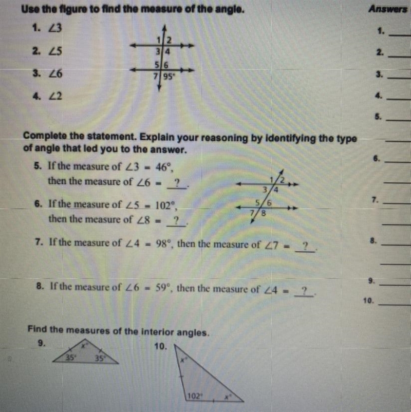 HELPPP ITS DUE AT 2:30 PACIFIC TIME !!! i need help with 6 and 10-example-1