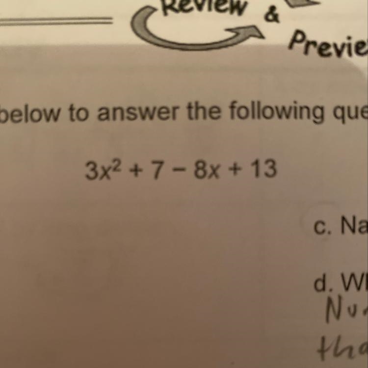 A.Name a constant B.Name the coefficients-example-1