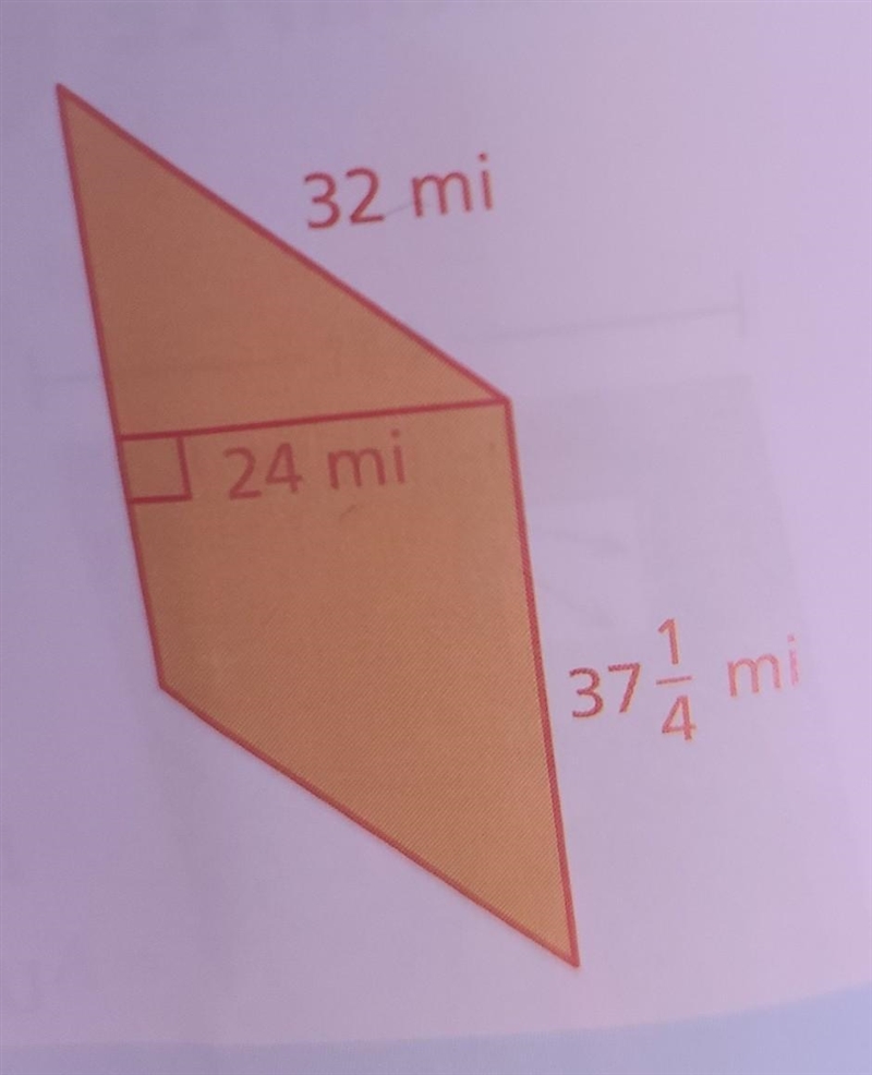 Find the area of parallelogram . I need to know how to solve this. can someone please-example-1