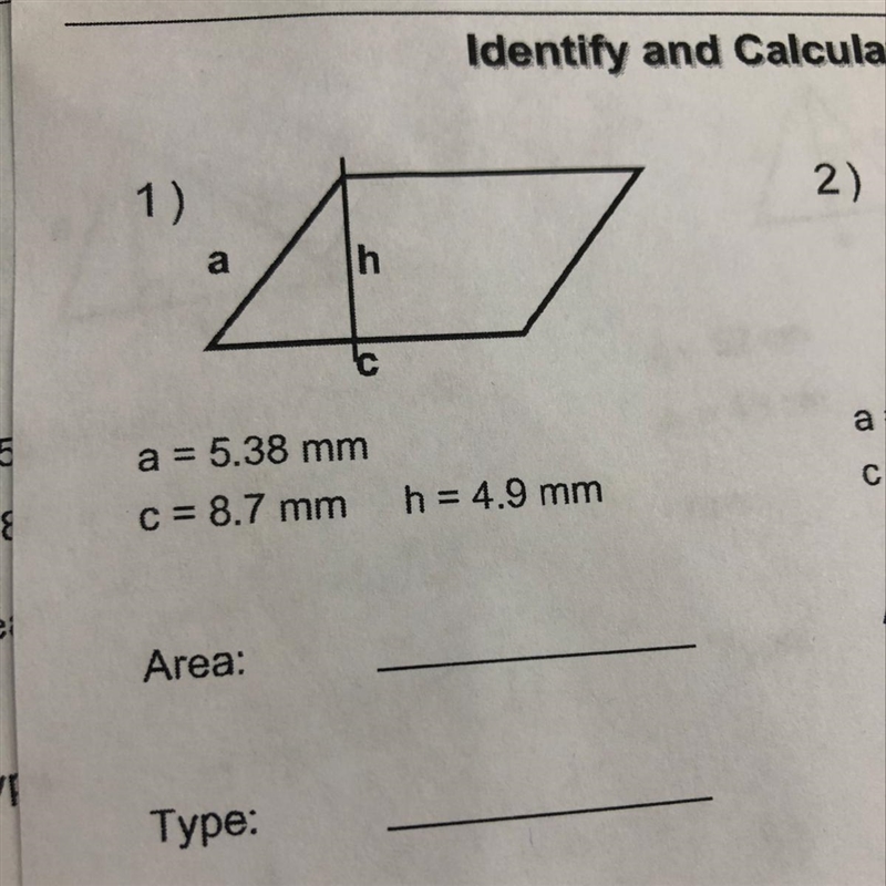 Find the area of the quadrilateral SHOW WORK-example-1