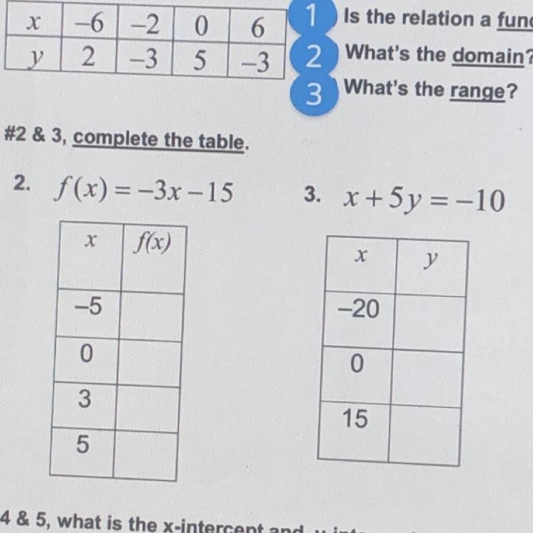 I need help on how to complete the table, thanks.-example-1