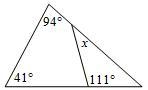 Please help. Find the value of x-example-1