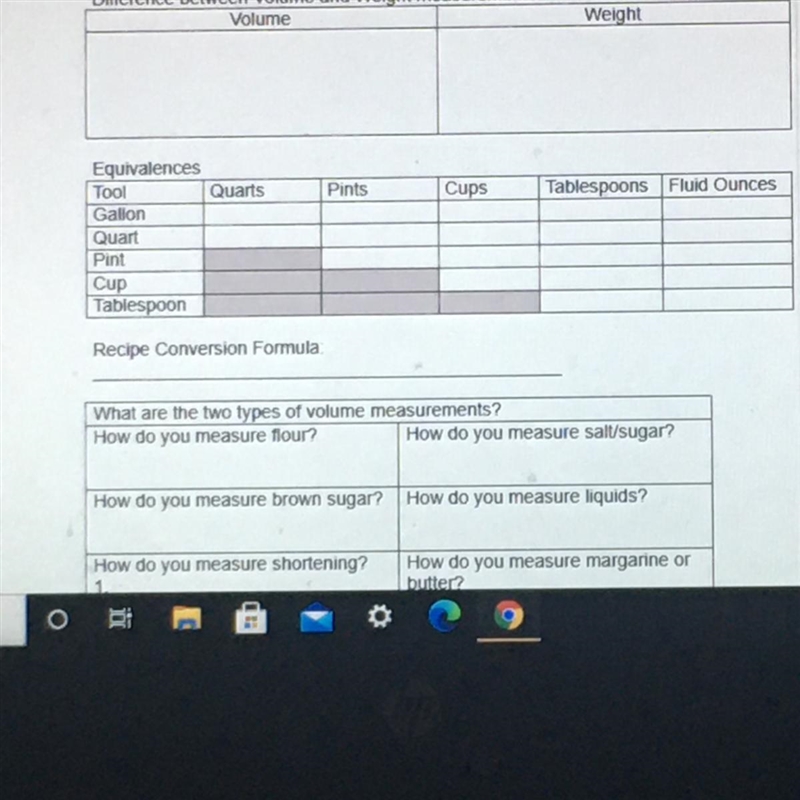 I need help with the table it’s due today pls help ❗️❗️ It’s for culinary arts and-example-1