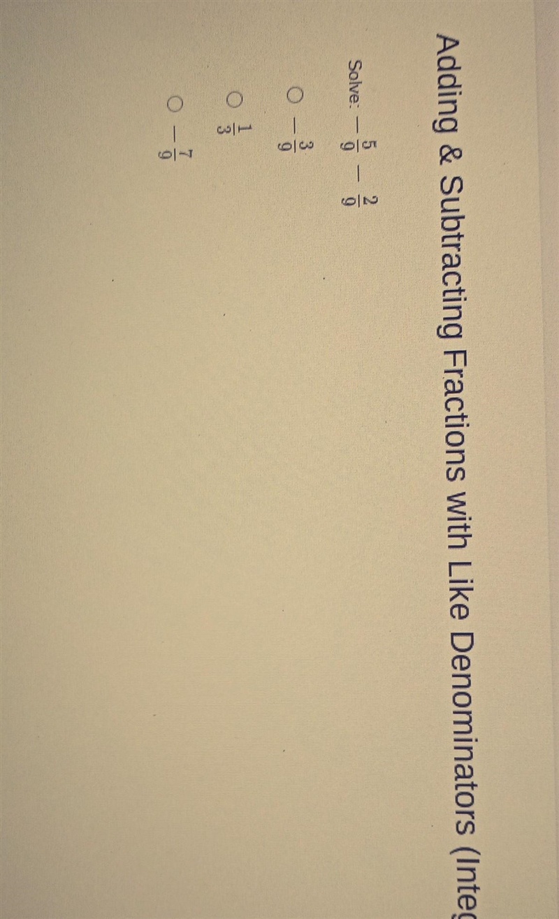 Solve: -5/9 - 2/9 please I really need this answer quickly​-example-1