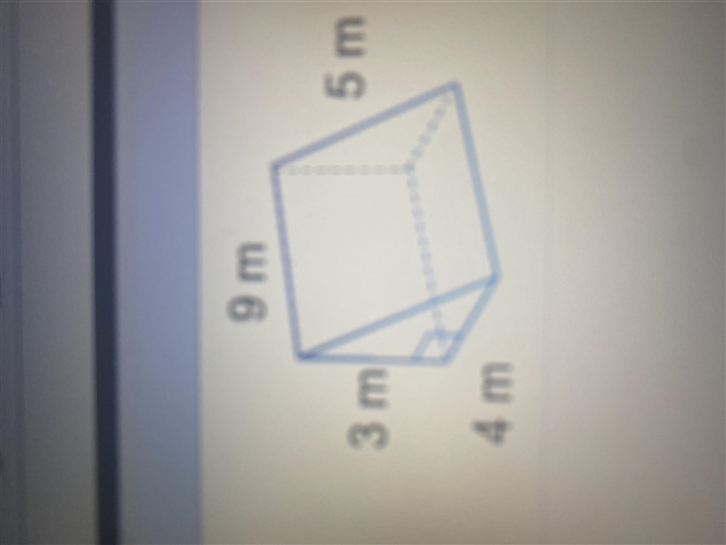 Find the surface area of the prism 9m,5m,3m,4m-example-1