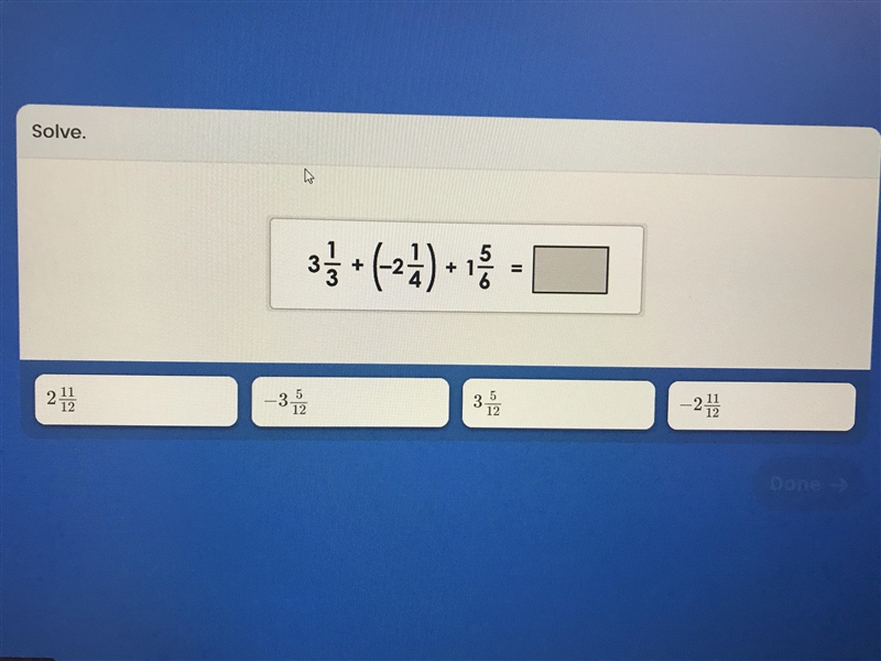 3 1/3+(-2 1\4)+1 5/6-example-1