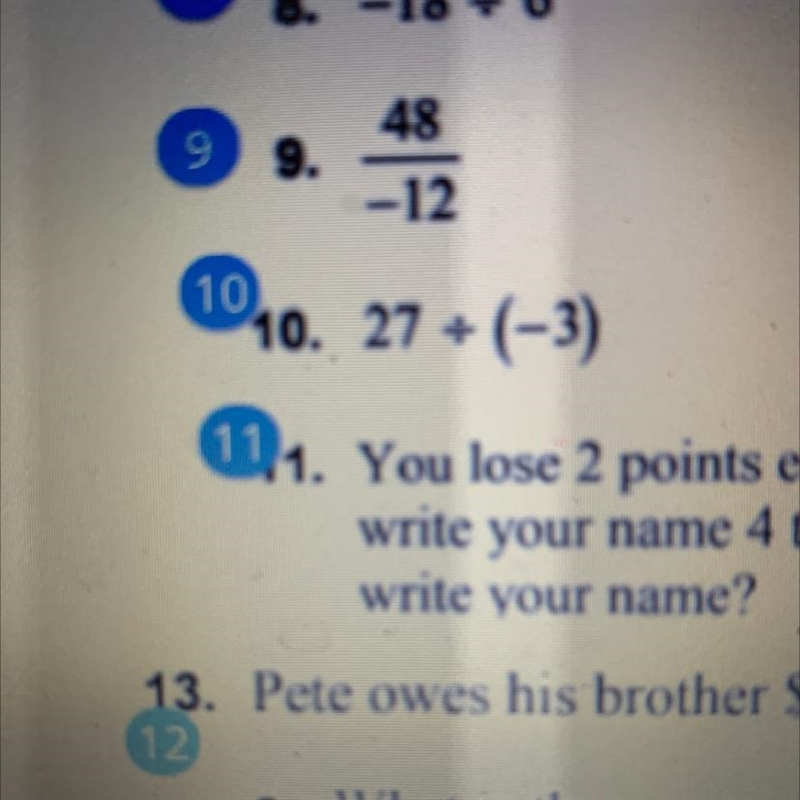 Need help with 9 and 10-example-1