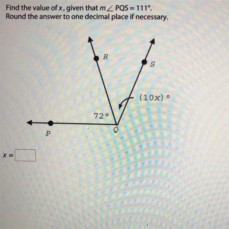 HELP !! Find the x with the details in this picture^^-example-1