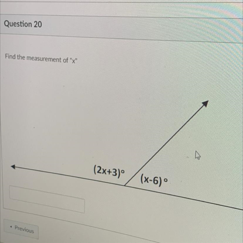 Find the measurements of “x”-example-1