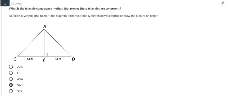 What is the triangle congruence method that proves these triangles are congruent?-example-1