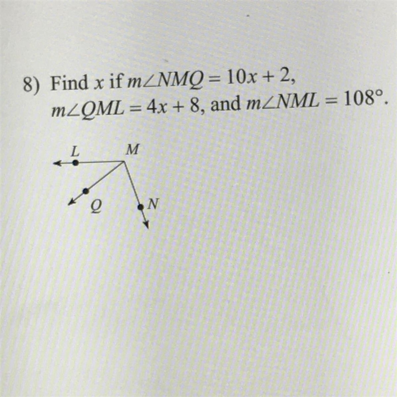 Find x if...... (look at the picture and answer please)-example-1