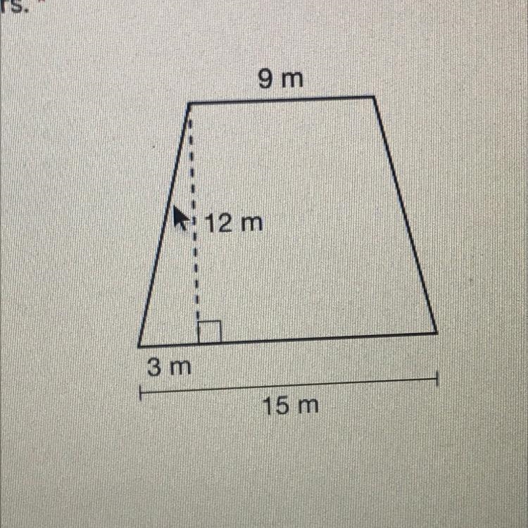 Point 5. A painter wants to paint the area shown below. What is the area that he needs-example-1