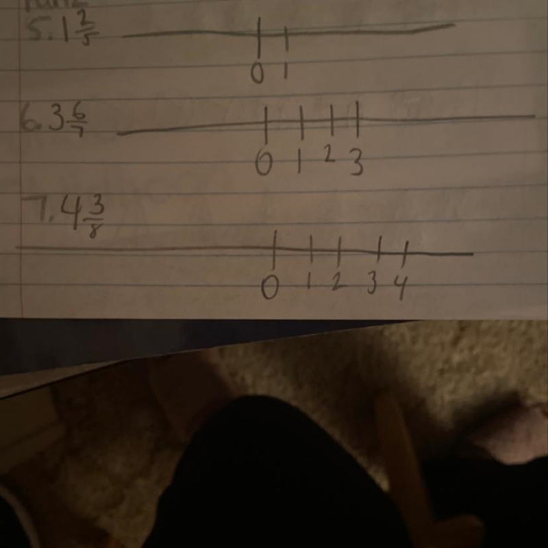 How do I graph 5-7 on a number line?-example-1