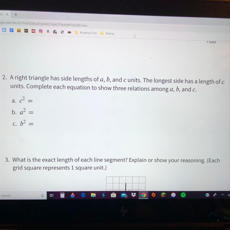 How to solve #2 if you don’t know any of the side lengths?? (We’re learning about-example-1