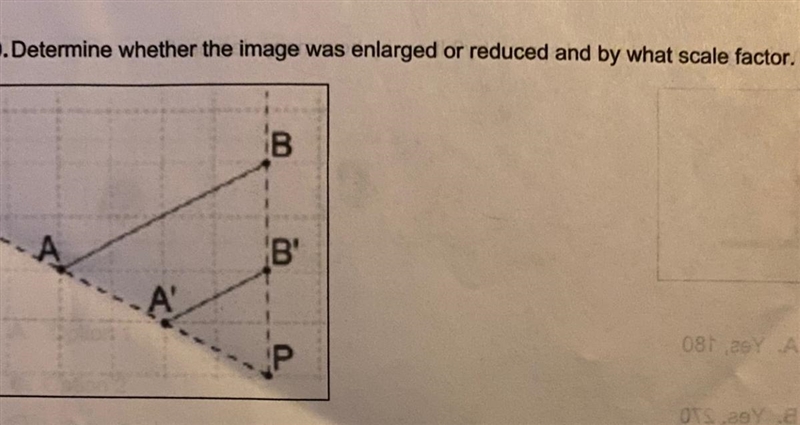 Please help, determine whether the image was enlarged or reduced and by what scale-example-1