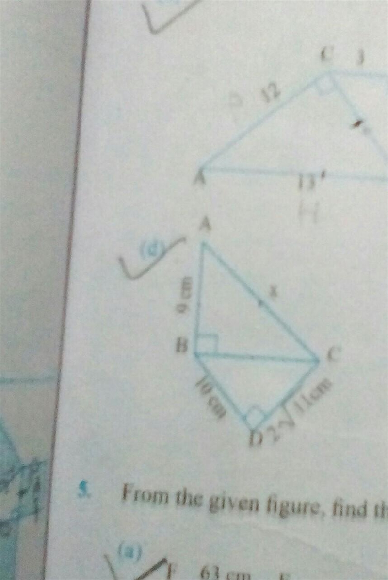 find the value of x of given figure and solve this question step by step plzz help-example-1