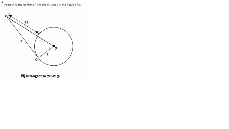 Point O is the center of the circle. What is the value of x? 27 24 20 15-example-1