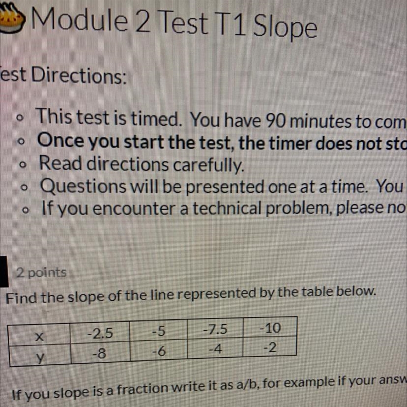 Find the Slope of the graph-example-1