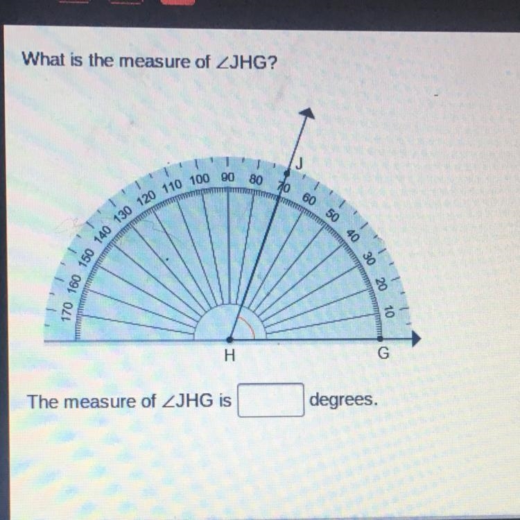 G The measure of ZJHG is degrees.-example-1