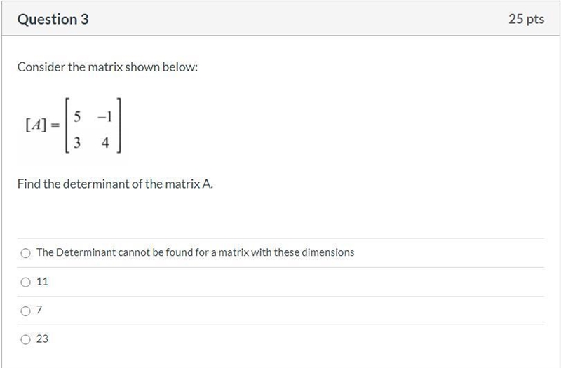 Please help! Correct answer only, please! Consider the matrix shown below: Find the-example-1