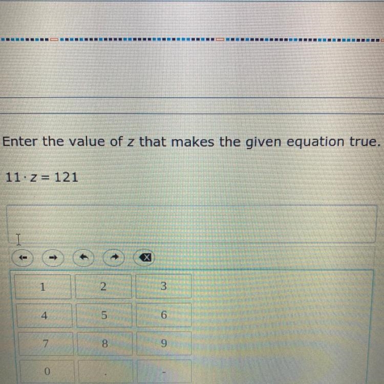 HELP!!! Enter the value of z that makes the given equation true.-example-1