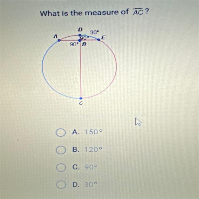 Plz help what is the measure of AC ?-example-1