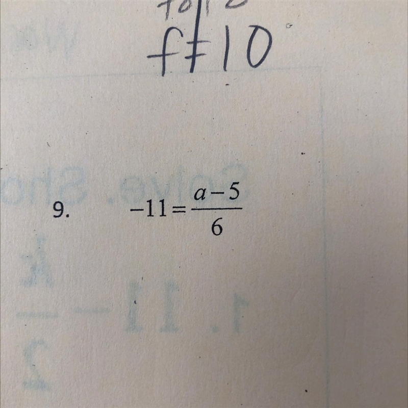 Need help with number 9 solve for A!-example-1