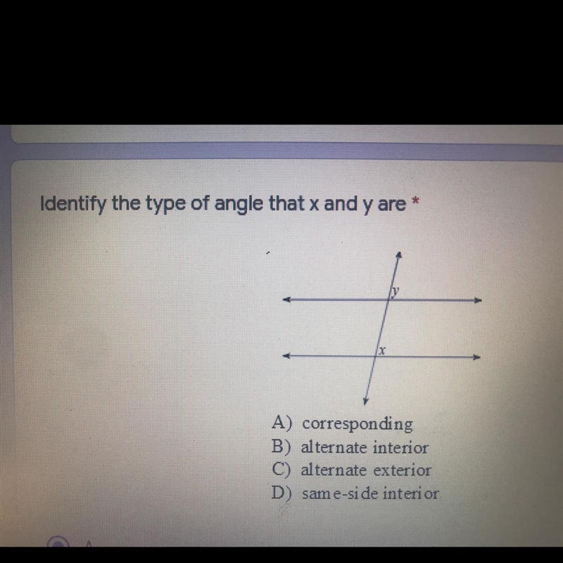 What angle would it be?-example-1