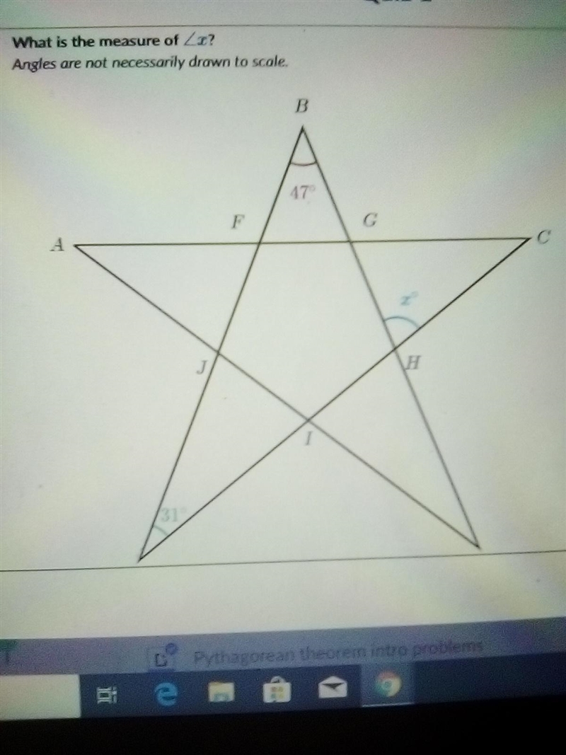 What is the measure of-example-1