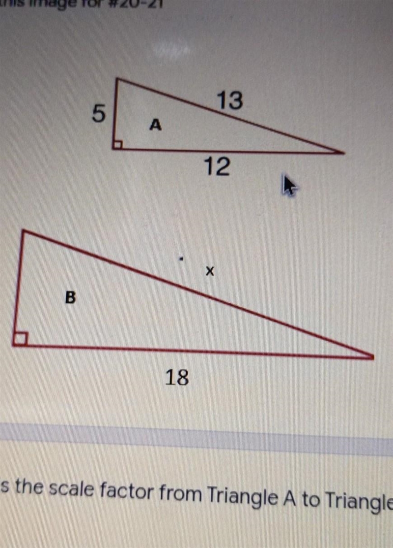 Please answer! What is the scale factor from triangle a to triangle b? ​-example-1