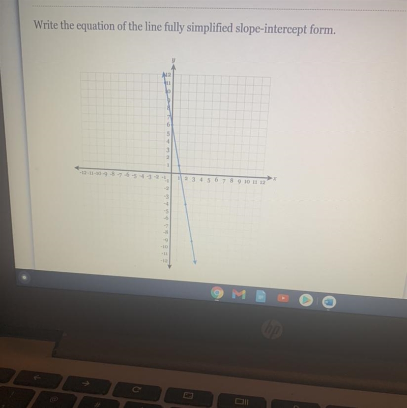 Write the equation in slope intercept form-example-1