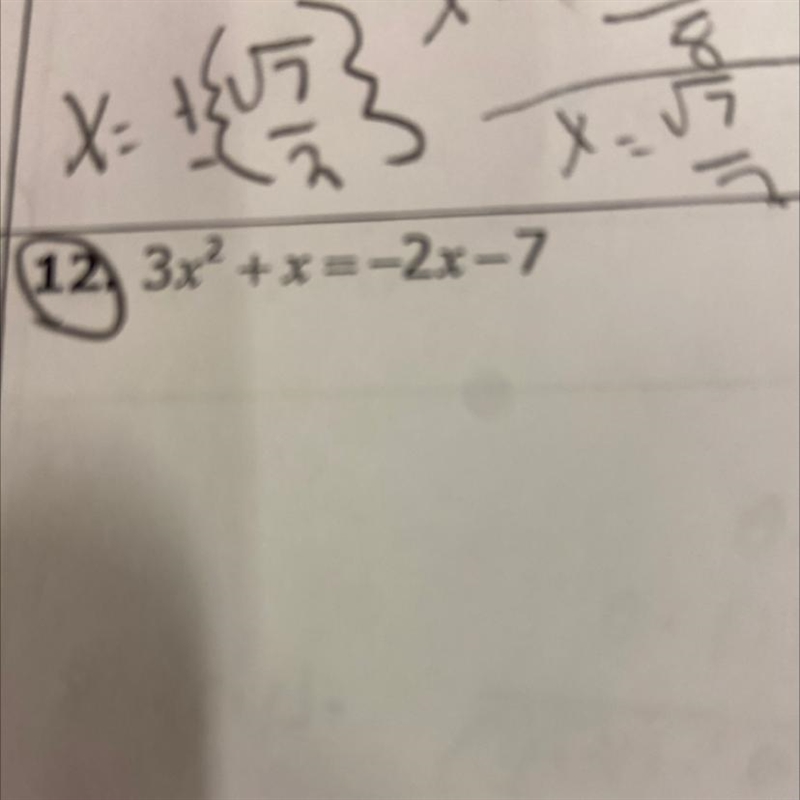 Solve the equation with quadratic formula-example-1