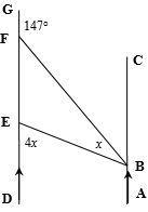 Find the value of x in each case: QUICKLY PLEASE-example-1