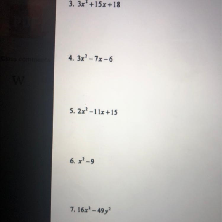 Factoring trinomials and difference of squares. I need to understand the steps.-example-1